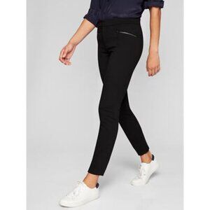 Athleta Pants Women's  Pull On Front Zipper Pockets Size XS Black
